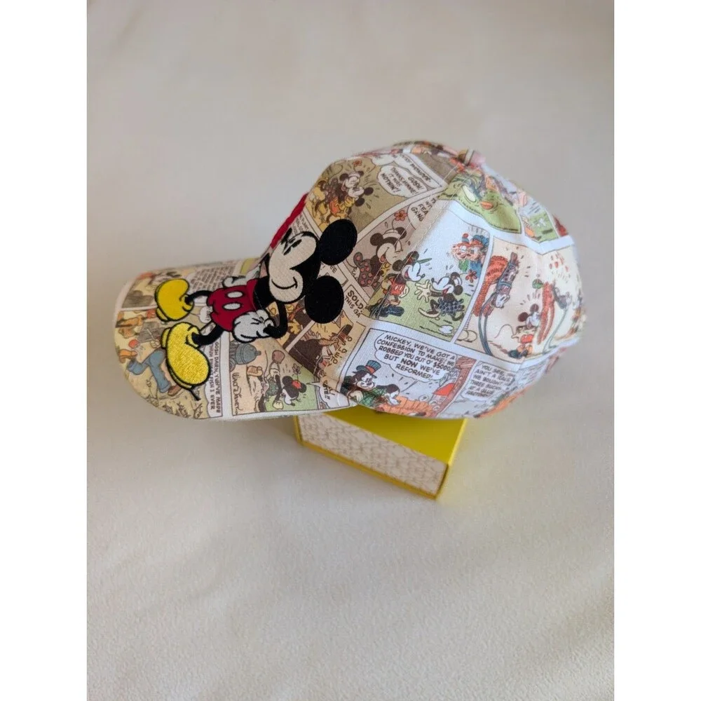 Disney Mickey Mouse Comic Strip Hat Adjustable Baseball Cap Adults Embroidered